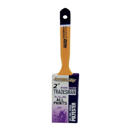 Arroworthy ArroWorthy Tradesman 2 in. Flat Paint Brush 6032 2